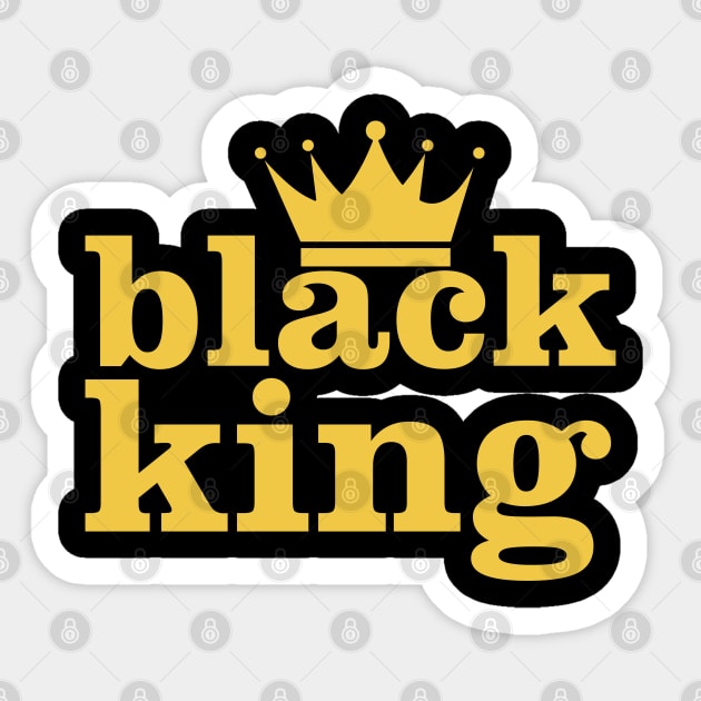 Black King, Black History Month Sticker by UrbanLifeApparel